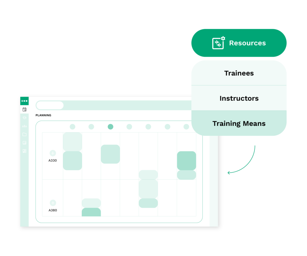 flight school management system FSMS Planning Scheduling module A